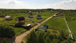 Фото поселка Тишина с квадрокоптера