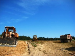 Строительство дорог в дачном поселке "Лесная застава"